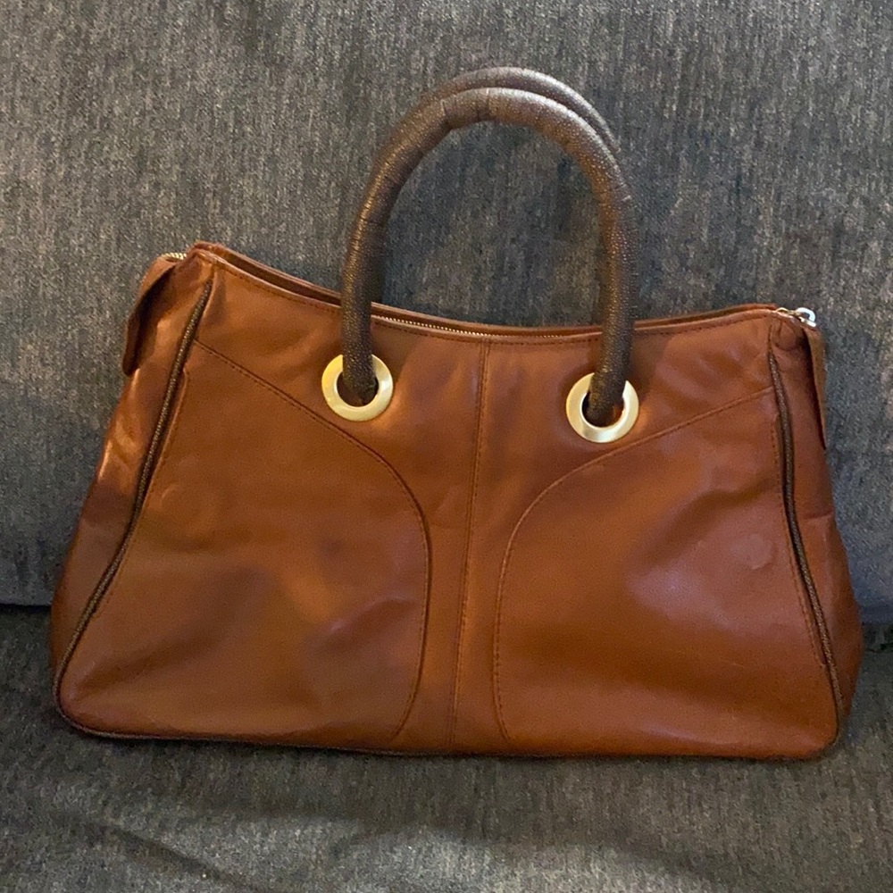 Vintage soft leather handbag